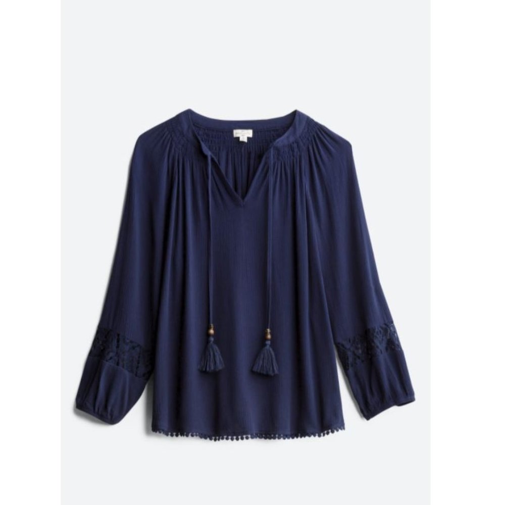 Caterin Crochet Detail Top